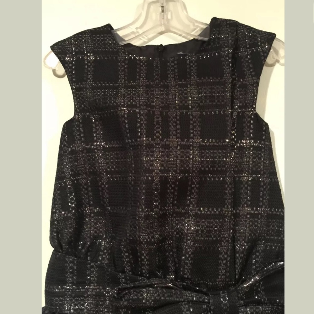 LILI GAUFRETTE**Black Silver Gorgeous Party Dress - Picture 6 of 8